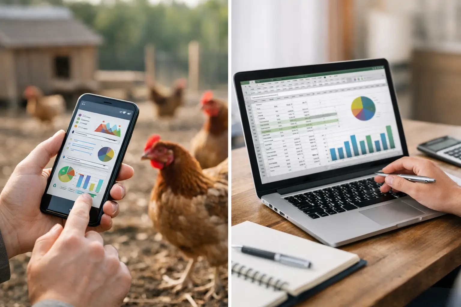 Mobilapp vs Excel för höns - vad fungerar bäst?